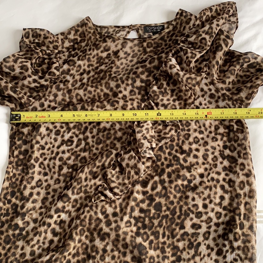 TOPSHOP leopard blouse - Picture 6 of 10
